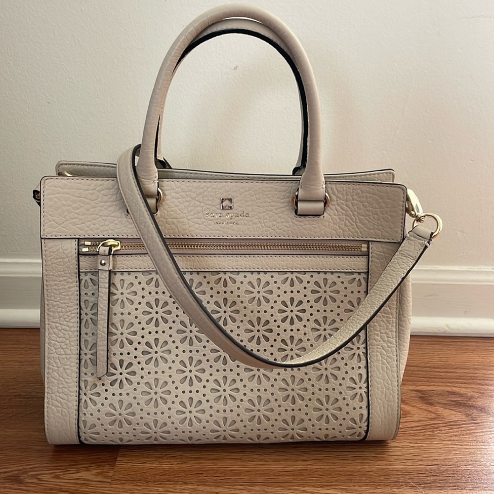 Kate Spade Cream/Beige Satchel Bag